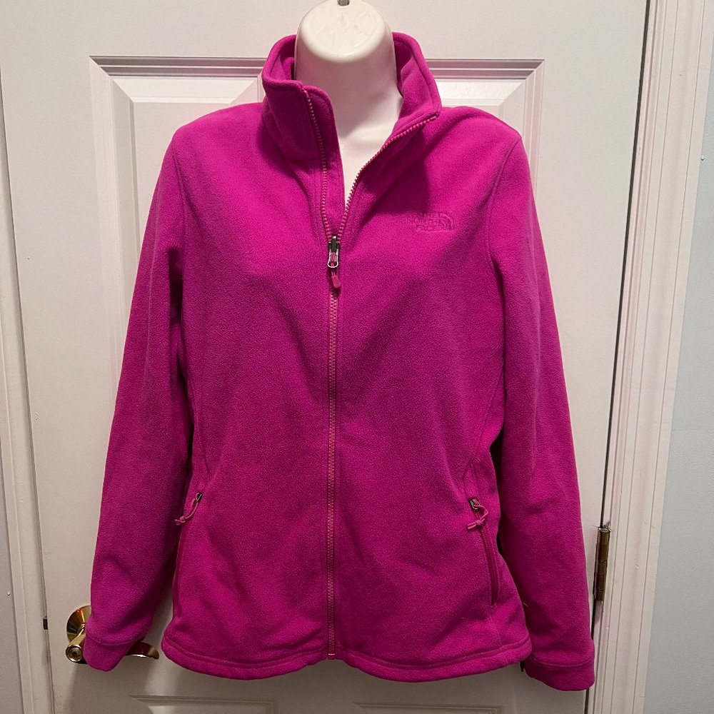 The North Face Pink medium fleece jacket